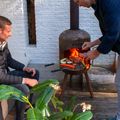 Outdoor fireplace BonFeu BonBono black 10