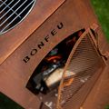 Outdoor fireplace BonFeu BonCarré corten 8