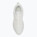 Calvin Klein men's shoes HM0HM01897 Low Prof Runn Laceup Tape Triple Bright White 5