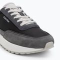 Calvin Klein men's shoes HM0HM01714 Low Top Lace Up Repreve Mix Formal Gray/Eggshell/Creamy White 7