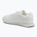 Calvin Klein Women's Shoes HW0HW02574 Runner Lace Up Mono Pu Triple Bright White 3