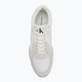 Calvin Klein Women's Shoes YW0YW01644 Runner Laceup Sock Mg Nylon Mix Bright White/Black 5
