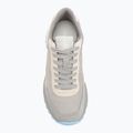 Calvin Klein women's shoes YW0YW01852 Hike Runner Mg Nylon Mix formal gray/eggsshell creamy/white 5