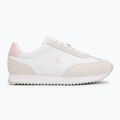 Calvin Klein Women's Shoes YW0YW01828 Caleup Mg Nylon Mix Bright White/Sweet Pink 2
