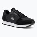 Women's shoes Calvin Klein YW0YW01644 Runner Laceup Sock Mg Nylon Mix black