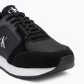 Women's shoes Calvin Klein YW0YW01644 Runner Laceup Sock Mg Nylon Mix black 7