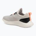Calvin Klein women's shoes YW0YW01855 Eva Runner Sock Mg Tech Mix monstruck/creamy white/orange 3