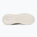 Calvin Klein women's shoes YW0YW01855 Eva Runner Sock Mg Tech Mix monstruck/creamy white/orange 4