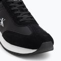 Calvin Klein women's shoes YW0YW01828 Caleup Mg Nylon Mix Black/Bright White 7