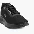 Calvin Klein women's shoes YW0YW01851 Eva Runner L-Up Mix Mesh Logo Ck black/mockingbird 7
