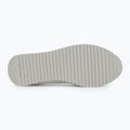 Calvin Klein men's shoes YM0YM01326 Retro Runner Sock Lace Up Ny-Su Bright White/Black 4