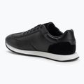 Calvin Klein men's shoes HM0HM01871 Low Prof Runn Laceup Perf Lth Black/Bright White 3