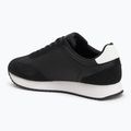 Calvin Klein men's shoes YM0YM01325 Retro Runner Lace Up Ny-Su Black/Bright White 3