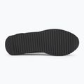 Calvin Klein men's shoes YM0YM01325 Retro Runner Lace Up Ny-Su Black/Bright White 4
