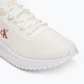 Calvin Klein men's shoes YM0YM01285 Hike Runner Mix Mesh Bright White/Moonstruck/Tandoori 7