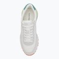 Calvin Klein men's shoes YM0YM01292 Hike Runner Casual Ny-Su Bright White/Wild Green/Tigerilily 5