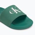 Calvin Klein men's flip-flops YM0YM01367 Monologo CV Wild Green 7