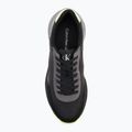 Calvin Klein men's shoes YM0YM01292 Hike Runner Casual Ny-Su Ck Black/Granite Grey/Wild Lime 5