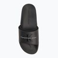 Men's Calvin Klein YM0YM00361 Slide Rubber Neoprene Monologo black flip-flops 5
