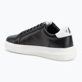 Calvin Klein men's shoes YM0YM00681 Chunky Cupsole Monologo Lth triple black/bright white 3
