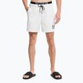 Men's Calvin Klein Medium Double Waistband Swim Shorts white 5