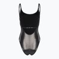 Women's Calvin Klein Scoop Back One Piece Swimsuit Black 2