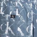 Men's Calvin Klein Medium Drawstring Print swim shorts blue 4