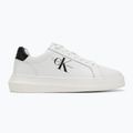 Calvin Klein men's shoes YM0YM00681 Chunky Cupsole Monologo Lth triple bright white/black 2