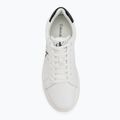Calvin Klein men's shoes YM0YM00681 Chunky Cupsole Monologo Lth triple bright white/black 5