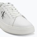 Calvin Klein men's shoes YM0YM00681 Chunky Cupsole Monologo Lth triple bright white/black 7