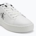 Calvin Klein women's shoes YW0YW01444 Classic Cupsole Lowlaceup Lth Wn bright white/black 7