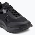 Calvin Klein men's shoes YM0YM00968 Eva Runner Low Lace Ml Mix triple black 7
