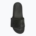 Calvin Klein men's slides HM0HM01437 Adj Pool Slide TPU black 5
