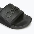 Calvin Klein men's slides HM0HM01437 Adj Pool Slide TPU black 7