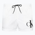 Men's Calvin Klein Short Drawstring classic white swim shorts