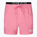 Men's Calvin Klein Medium Double WB sachet pink swim shorts