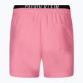 Men's Calvin Klein Medium Double WB sachet pink swim shorts 2