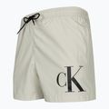 Men's Calvin Klein Short Drawstring silver lining swim shorts 3