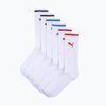 Socks PUMA Sport Crew Stripe 3 pairs white