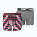 PUMA Printed Basic 2pc ribbon red children's boxer shorts