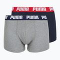Men's boxers PUMA Everyday Basic 2 pairs navy/grey