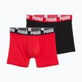Men's boxers PUMA Everyday Basic 2 pairs red/black