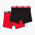 Men's boxers PUMA Everyday Basic 2 pairs red/black 2