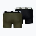 Men's boxers PUMA Everyday Basic 2 pairs forest 2