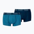 Men's boxers PUMA Everyday Trunk 2 pairs light blue melange
