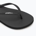 Women's O'Neill Profile Small Logo flip flops black out 7