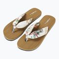 Women's O'Neill Ditsy Sun Bloom white tropical flower flip flops 9