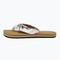 Women's O'Neill Ditsy Sun Bloom white tropical flower flip flops 10
