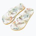 Women's O'Neill Profile Graphic white tropical flower flip flops 9