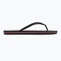 Women's O'Neill Profile Graphic black tropical flower flip flops 2